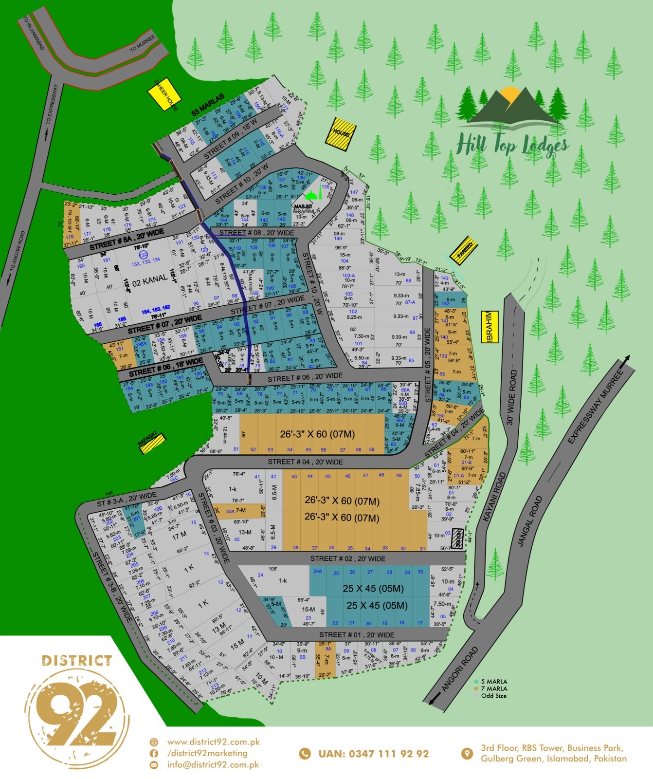 Hill Top Lodges Master Plan
